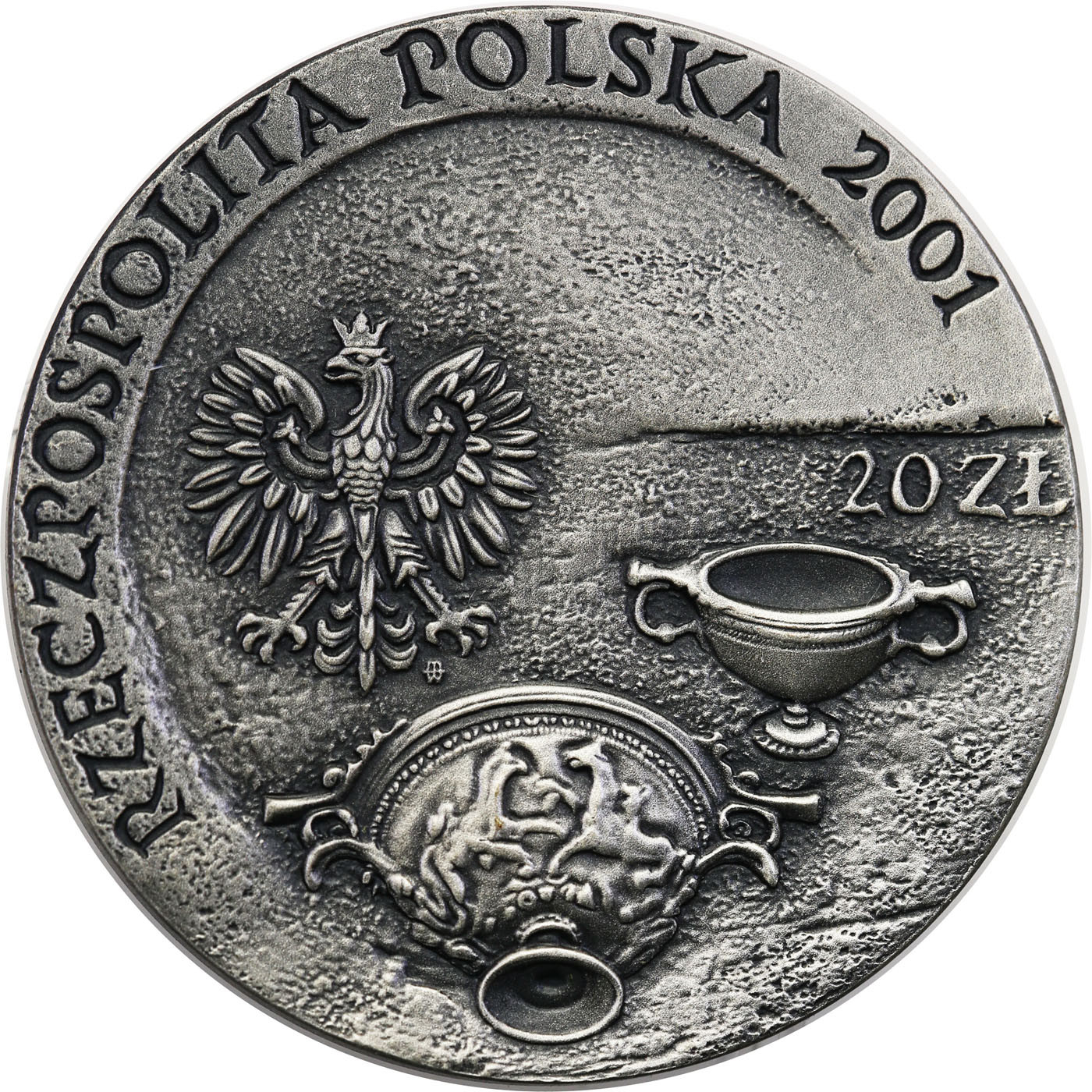 III RP. 20 złotych 2001 Szlak Bursztynowy